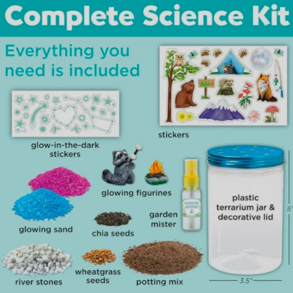 Grow 'N Glow Terrarium Kit NEW - Picture 6 of 8